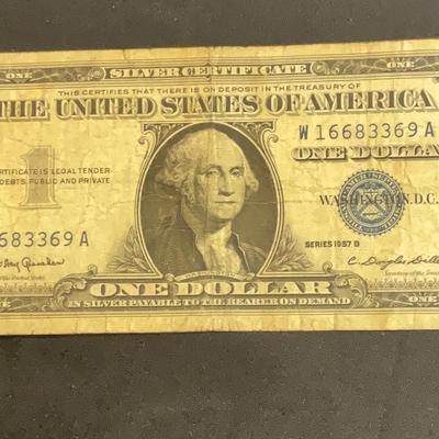 1957 – One Dollar Silver Certificate Series B 