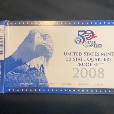 United States Mint 50 State Quarters Proof Set – 2008 