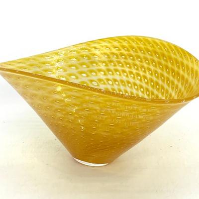 Sale Photo Thumbnail #8: Very nice Kosta Boda Goran Warff bowl.