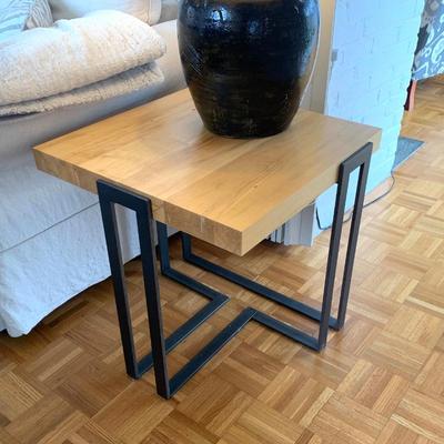 Sale Photo Thumbnail #57: Side table is 24" square, 2 1/4" top.