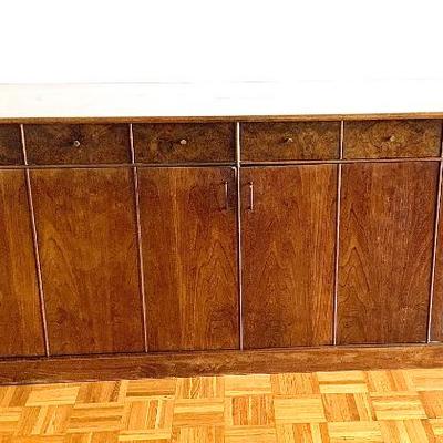 Sale Photo Thumbnail #3: 1960’s Milo Baughman walnut credenza 