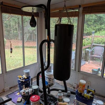 Sale Photo Thumbnail #11: Titan dual station boxing stand