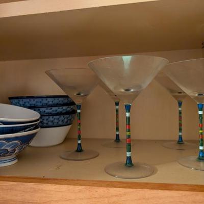 Sale Photo Thumbnail #23: Vintage caprice martini glasses