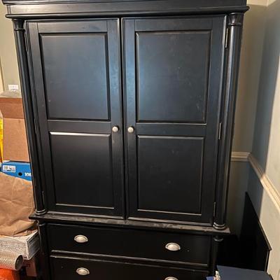 Sale Photo Thumbnail #32: Pottery barn wardrobe armoire