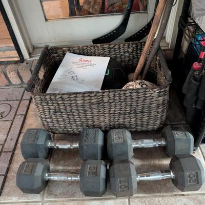 Sale Photo Thumbnail #17: Soccer balls and weights