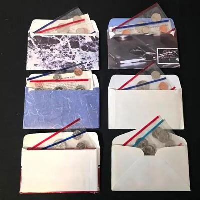 6 US Mint Sets P&D Mint Issued Original Sets 1980, 87, 91, 92, 96, 97