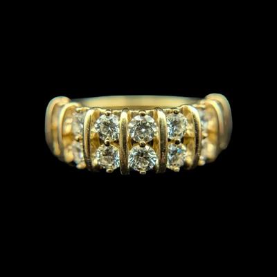 14K Yellow Gold Diamond Ring, NAGL #1223433
