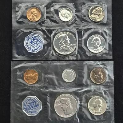 1959 and 1960 US Mint Proof Sets Mint, Sealed & Original