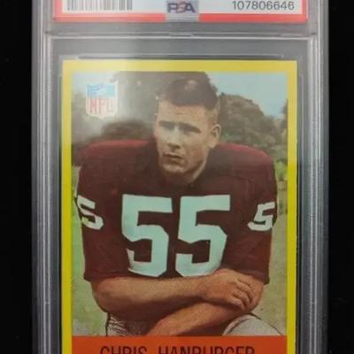 1967 Philadelphia Chris Hanburger #183 Topps - 7