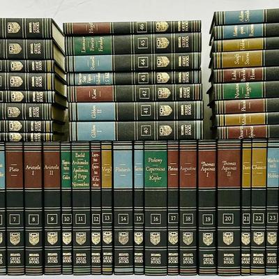 Complete 54-Volume 1975 Britannica Great Books of the Western World Set – Full, Clean, Beautiful