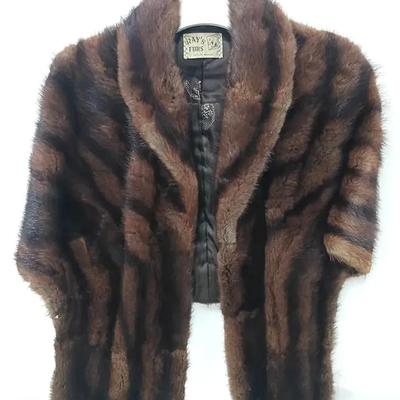 Vintage Ray’s Furs Brown Mink Stole