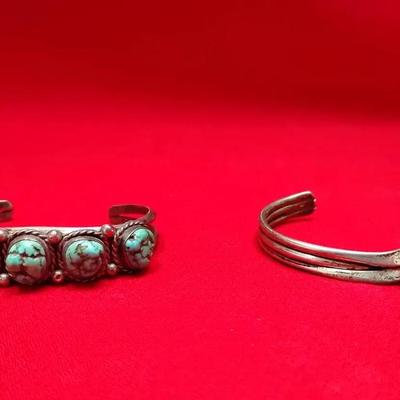Vintage Sterling Silver Bracelets 