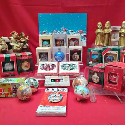 Vintage Christmas Ornaments Hallmark and Others