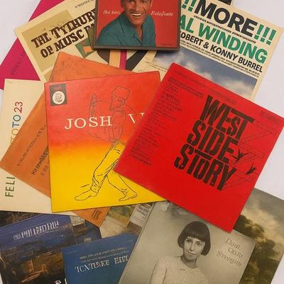 Diverse Collection of 34 Vintage Vinyl Records — Feat. West Side Story