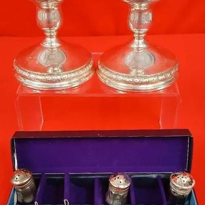 Sterling Candle Sticks 
