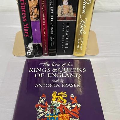 (7) Royal Biography Books – Queens, Princesses & British Monarchs