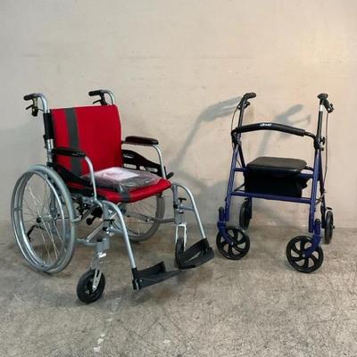 Hi-Fortune Magnesium Wheelchair & Drive Rollator 