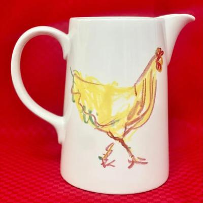 Tiffany & Co. “Roosters” Ceramic Serving Pitcher (1989)