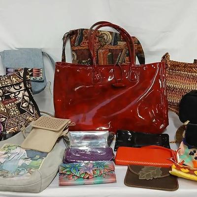 Vintage Handbag & Wallet Variety - w/Anuschka Wallet