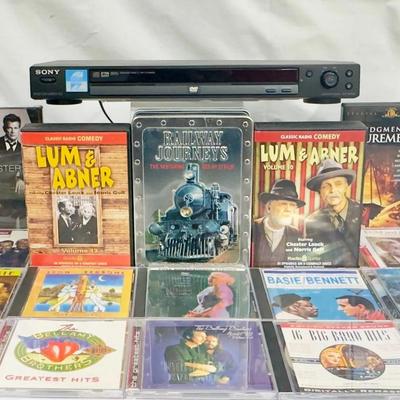 Sony DVP-NS325 DVD & CD Player + CD & DVD Collection! 