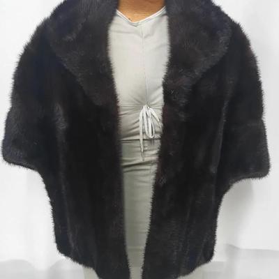 Vintage Steinfeld’s Tucson Dark Mahogany Mink Stole