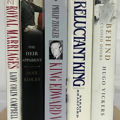 (5) British Royal Biographies – Edward VII, Edward VIII, Royal Marriages, Palace Life & More