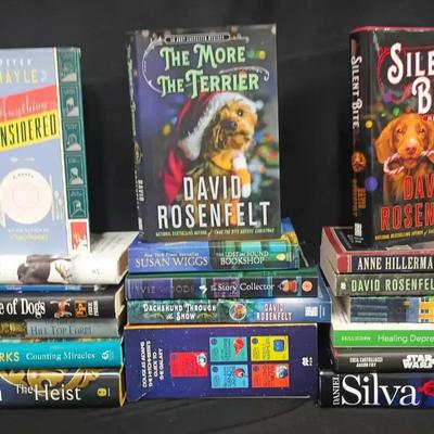 Large Mixed-Genre Book Collection