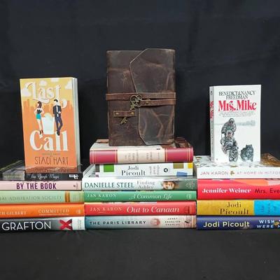 Contemporary Fiction Book Bundle (15 Books + Leather Journal)