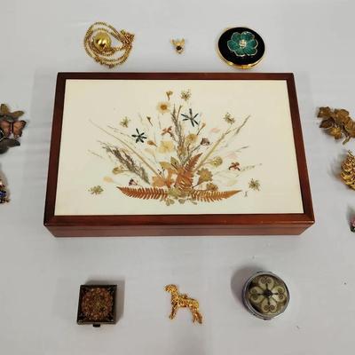Custom Jewelry Box With Vintage Costume Jewelry 