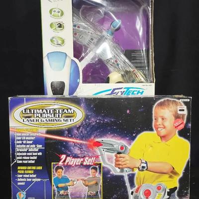 NIP Wow Wee “FlyTech Dragonfly” & Jasman Laser Tag Set