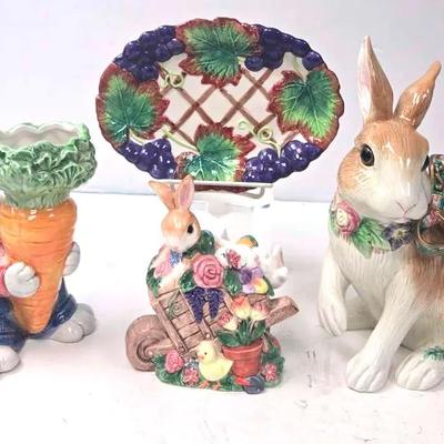 "Fitz & Floyd" Bunny Collection 