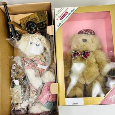 Collectible Bears “Boys” and ”Bialosky”