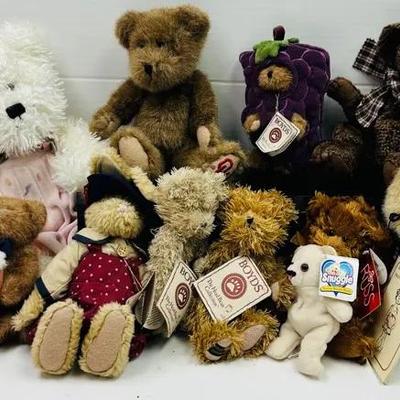 Bear Assortment “Snuggle”, Boyds” and “Russ”