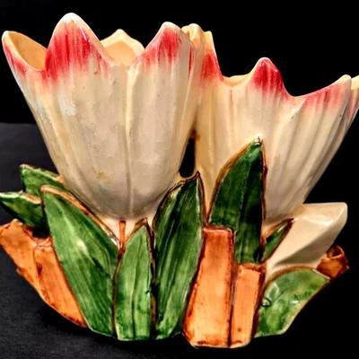 "McCoy" Double Tulip Planter