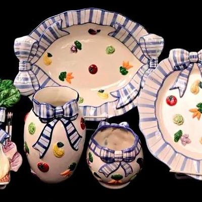 "Fitz & Floyd" 'Petits Vegs' Collection #2