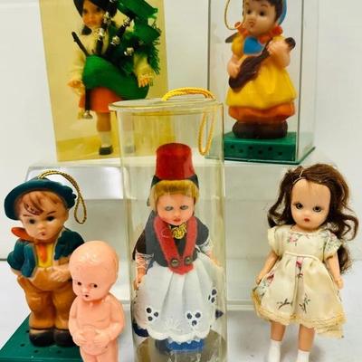 Assortment Of Miniature Dolls