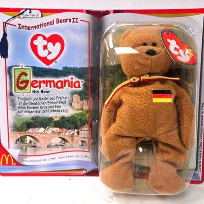 "Ty" Limited Editio. Teenie Beanie Baby 'Germania' 