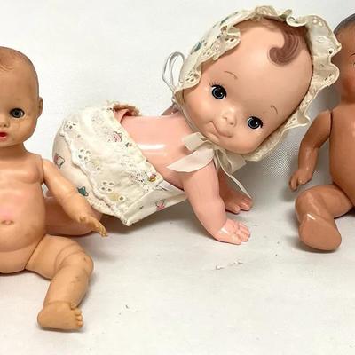 Vintage “Playmates” Baby Crawl Away Doll and More