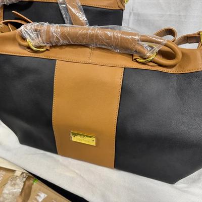 Joy Mangano Designer Luggage Duffel Bag + Purse