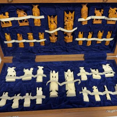 Hand Carved Chess Set 
