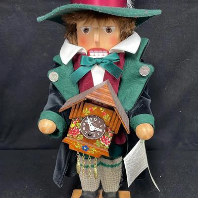 Clock Maker Nutcracker 