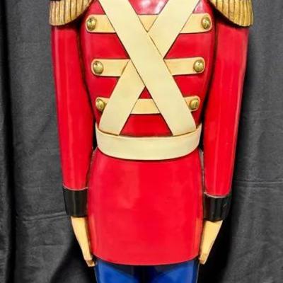 "Life-Size" Christmas Soldier Holiday Figurine