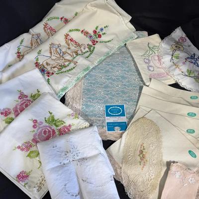 Quaker Lace and Vintage Embroidery 