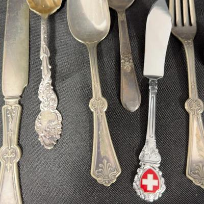Silverware And Costume Jewelry 