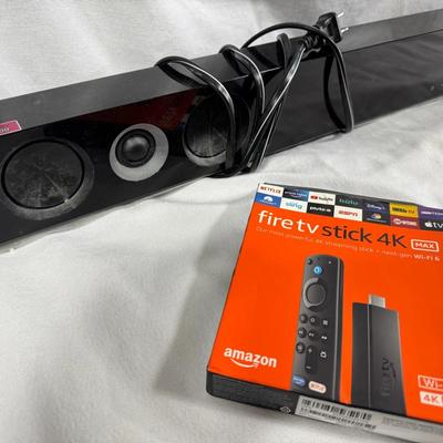 LG Sound Bar + Amazon Fire Stick 4K