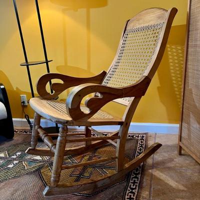 Sale Photo Thumbnail #66: Pine rocking chair!