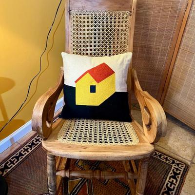 Sale Photo Thumbnail #67: Pine rocking chair!