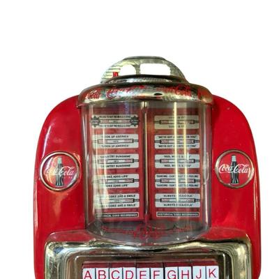 1996 Coca-Cola Mini Jukebox Wallbox-Style AM/FM Radio – Retro Diner Collector Piece