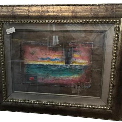 “Look to the Sea” – Original Mixed Media by Murf (Marvin Murphy), 2005