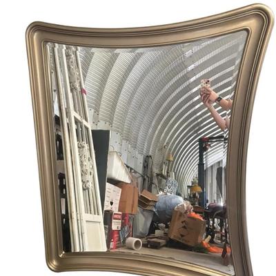 Large Curved Wall Mirror